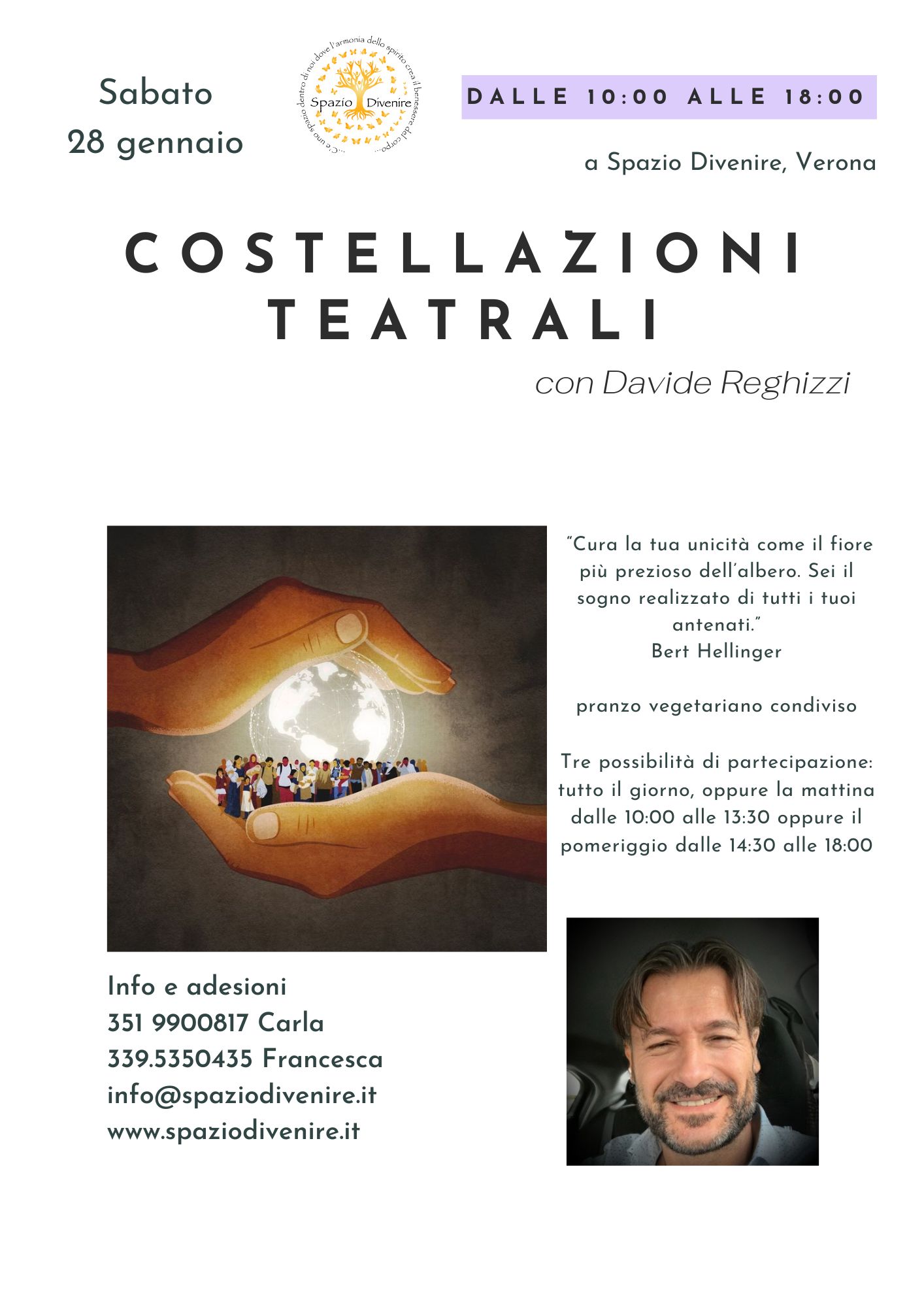 Costellazioni Teatrali con Davide Reghizzi