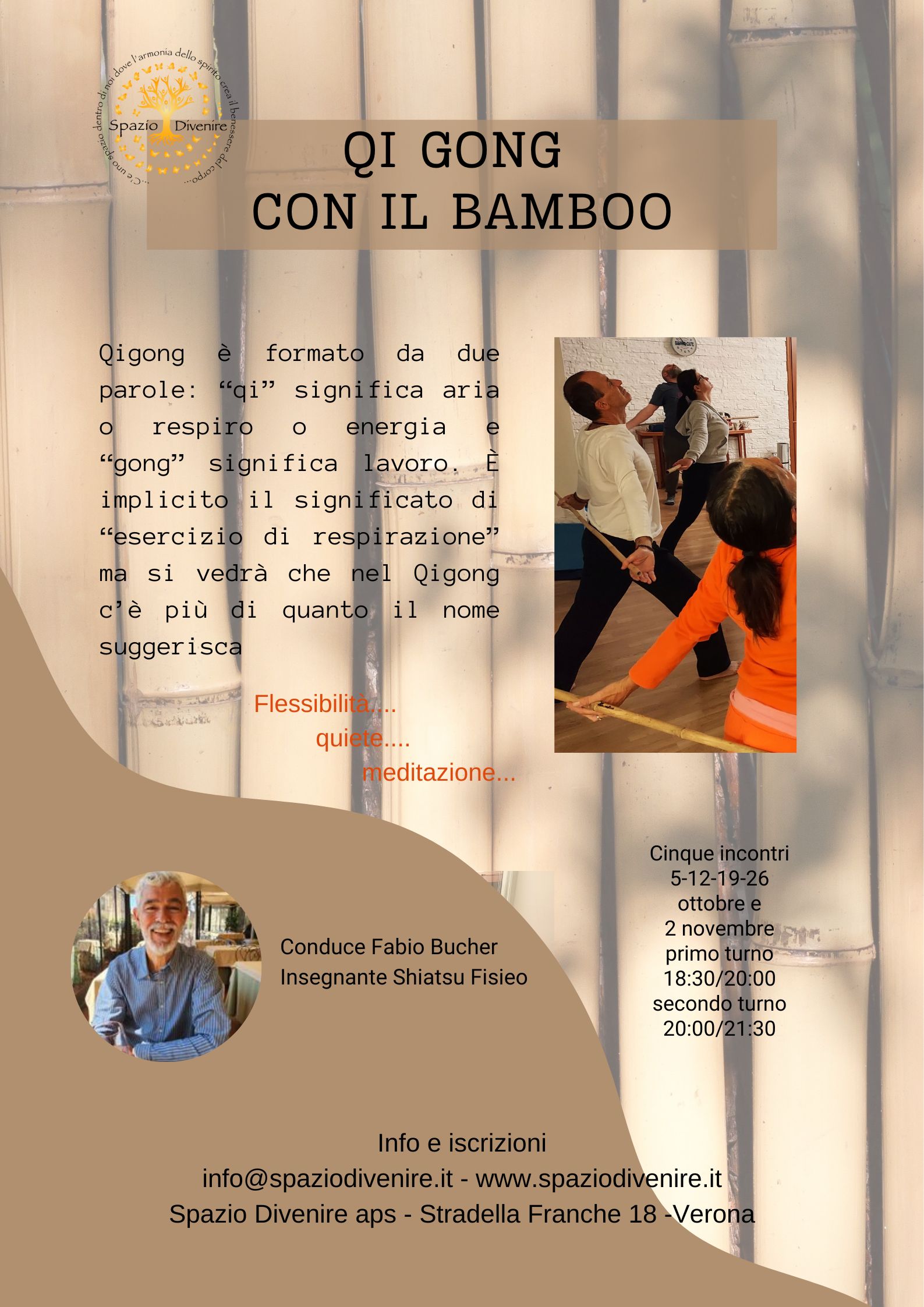 QI GONG CON IL BAMBOO corso con Fabio Bucher
