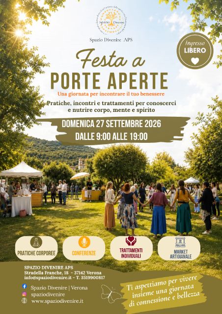 FESTA PORTE APERTE A SPAZIO DIVENIRE aps 2026